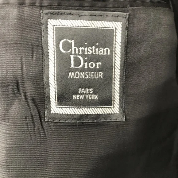 Christian Dior Gray Double Breasted Blazer - Picture 3 of 9